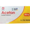 Acetan Tabs 50mg 3x10's