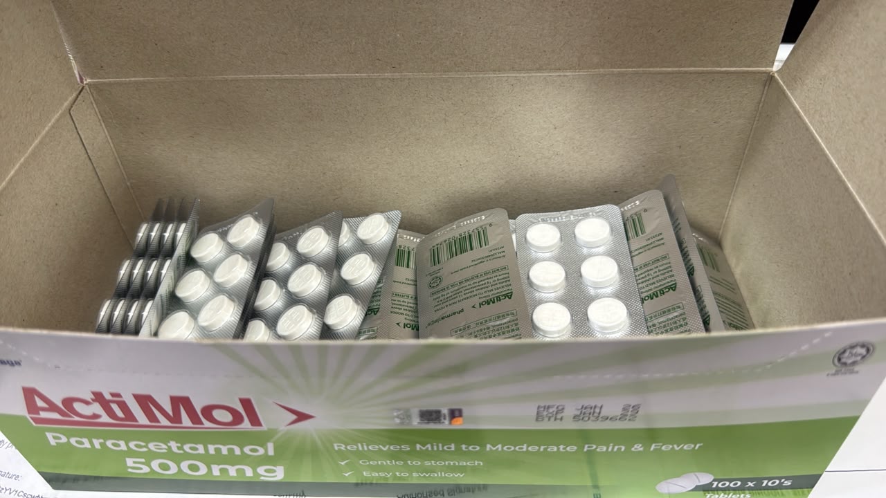 Actimol Tabs 500mg  10x10's