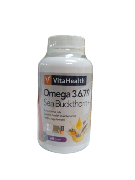 Vita Omega 3,6,7,9 Sea Buckthorn+ S/Gels x 60's