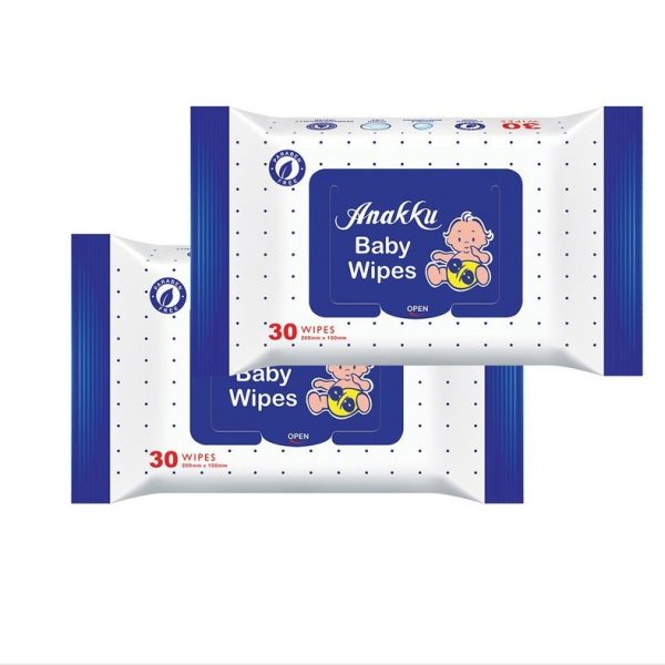 Anakku Wet Tissue 2 x 30's (Regular)