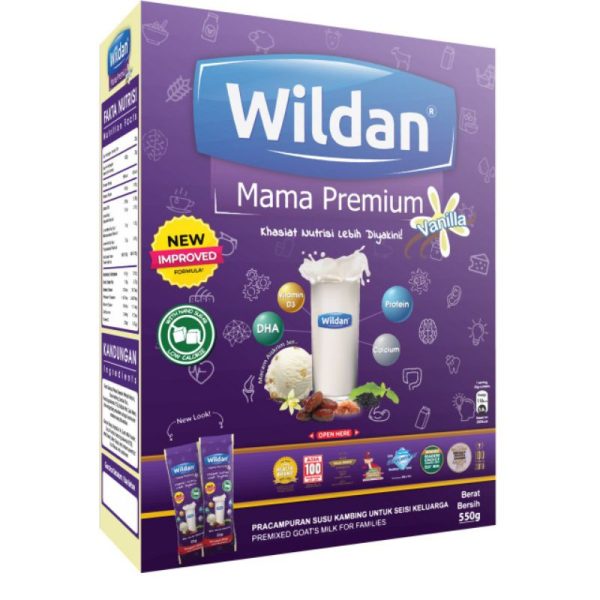 Susu Kambing Wildan Mama Premium 22's x 25g