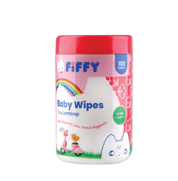Fiffy Baby Wipes(Canister) x 100's