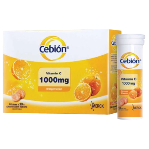 Cebion Vit C Tabs 1000mg Eff.4x10's (O)