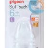 Pigeon Softouch PPlus W/Neck Nipple (L)-Y cut 6+Months (79663) x 2's