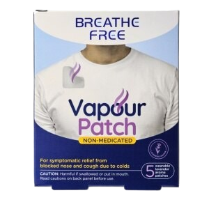Breath Free Vapor Patch x 5's (Adults)
