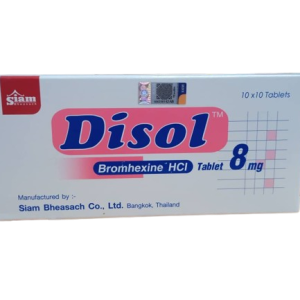 Disol Tabs 8mg 10x10's