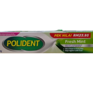 Polident Adhesive Cream Tube x 60g 1(Fresh Mint) RM 23.95